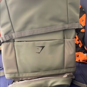 Gymshark Gray Backpack Minimalist Design Water-Resistant